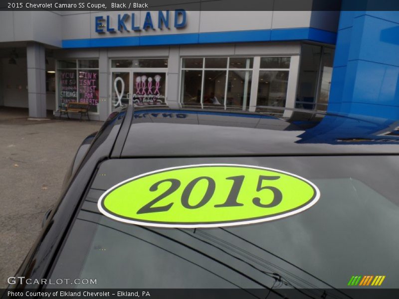 Black / Black 2015 Chevrolet Camaro SS Coupe