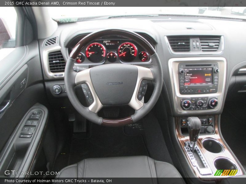 Crimson Red Tincoat / Ebony 2015 GMC Acadia Denali AWD