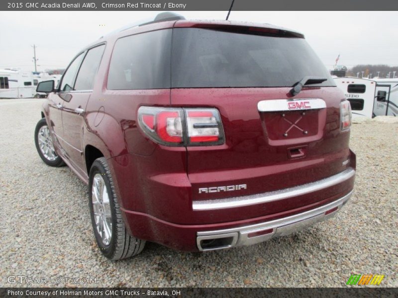 Crimson Red Tincoat / Ebony 2015 GMC Acadia Denali AWD