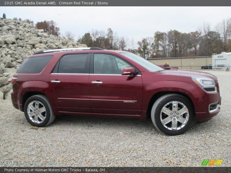 Crimson Red Tincoat / Ebony 2015 GMC Acadia Denali AWD