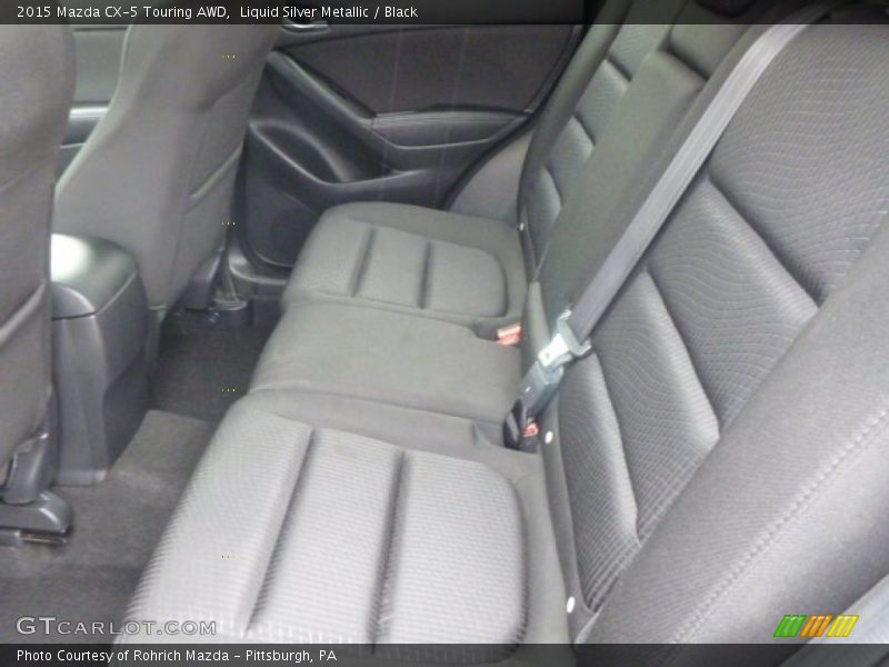 Liquid Silver Metallic / Black 2015 Mazda CX-5 Touring AWD