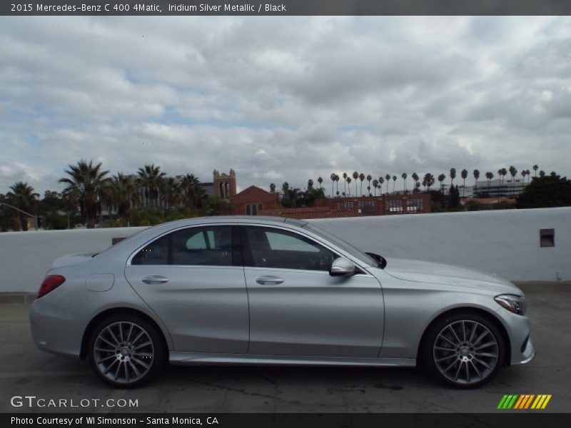 Iridium Silver Metallic / Black 2015 Mercedes-Benz C 400 4Matic