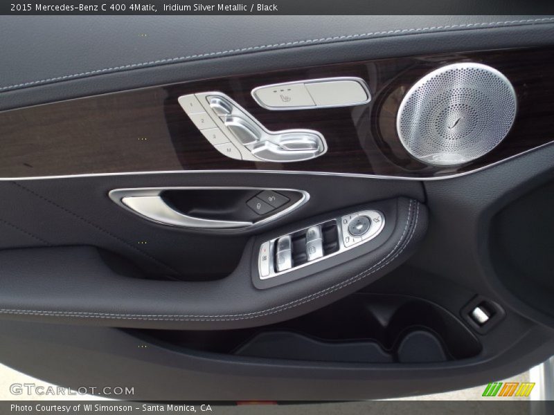 Iridium Silver Metallic / Black 2015 Mercedes-Benz C 400 4Matic