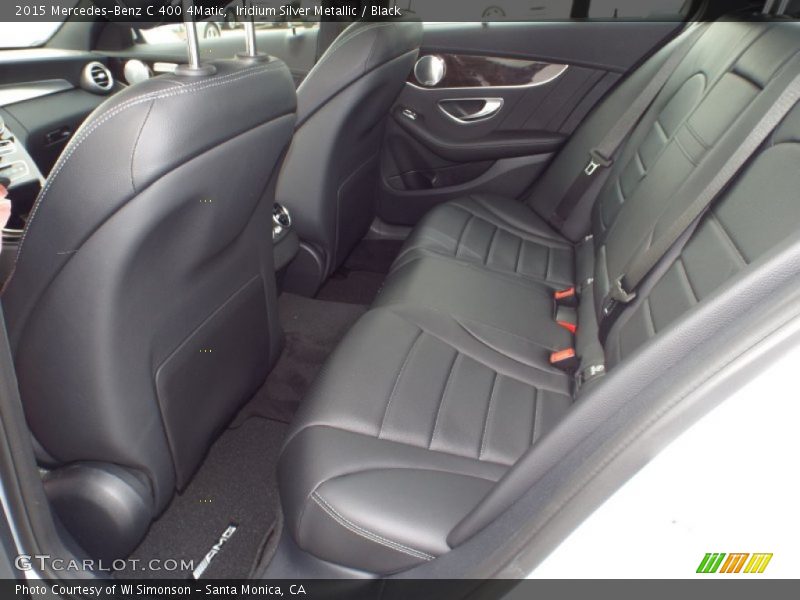 Iridium Silver Metallic / Black 2015 Mercedes-Benz C 400 4Matic