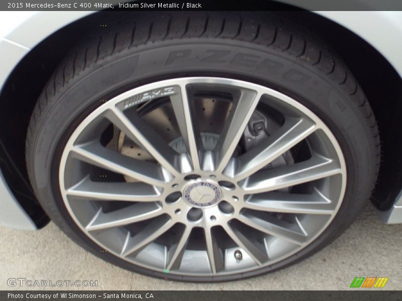 Iridium Silver Metallic / Black 2015 Mercedes-Benz C 400 4Matic