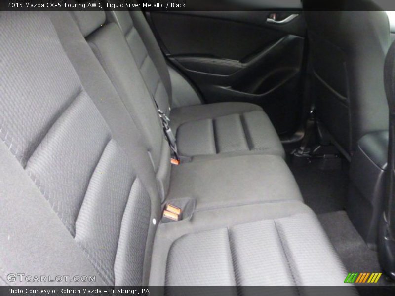 Liquid Silver Metallic / Black 2015 Mazda CX-5 Touring AWD