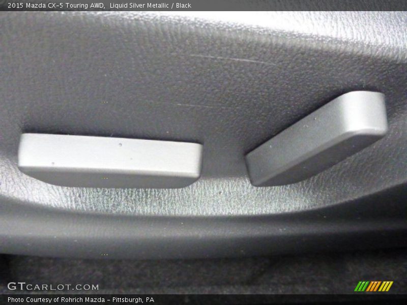 Liquid Silver Metallic / Black 2015 Mazda CX-5 Touring AWD