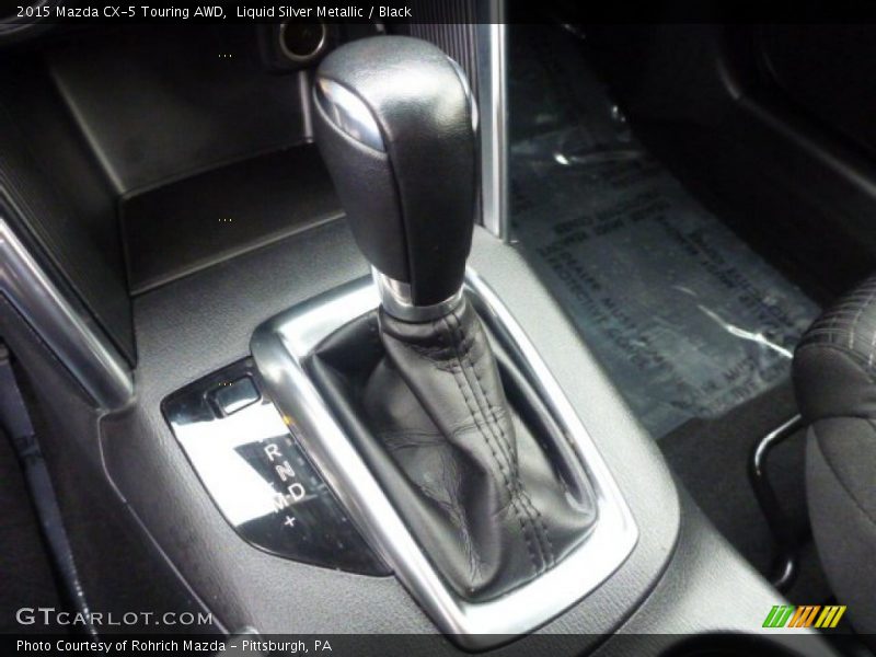Liquid Silver Metallic / Black 2015 Mazda CX-5 Touring AWD
