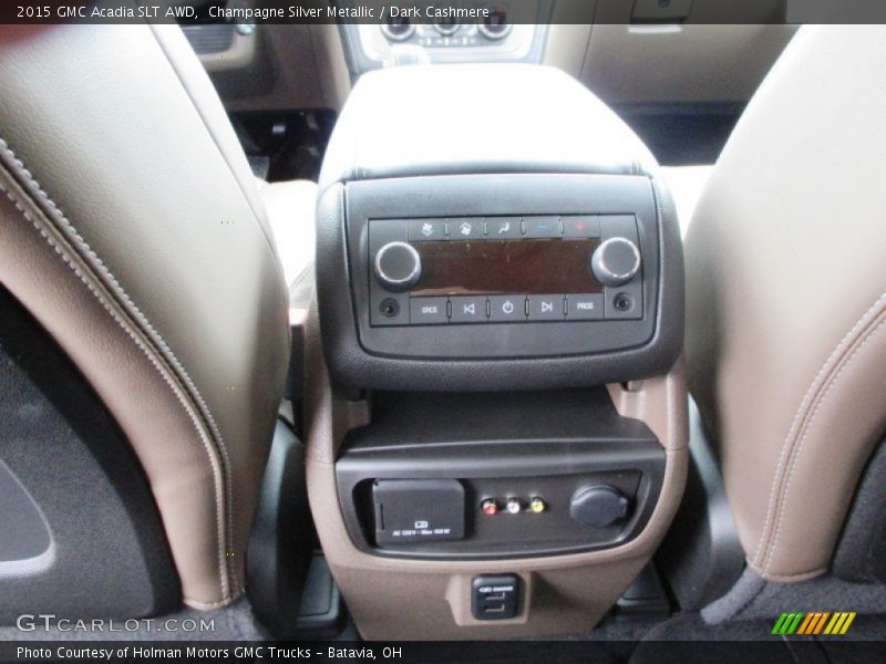 Champagne Silver Metallic / Dark Cashmere 2015 GMC Acadia SLT AWD