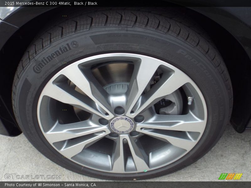 Black / Black 2015 Mercedes-Benz C 300 4Matic