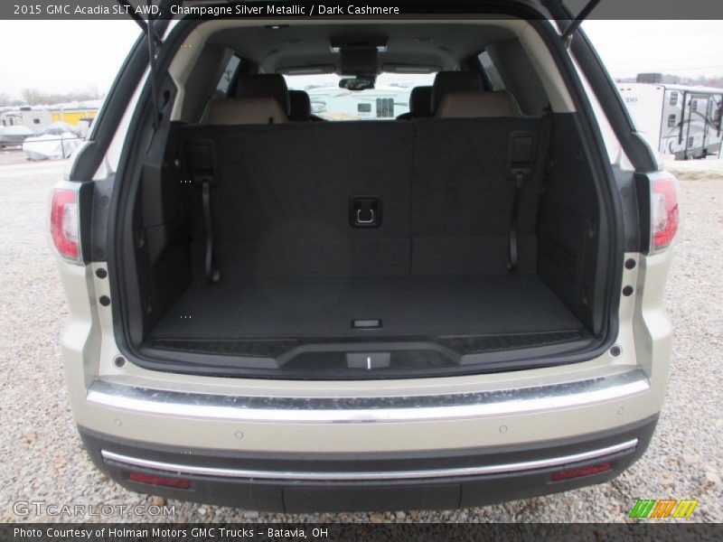 Champagne Silver Metallic / Dark Cashmere 2015 GMC Acadia SLT AWD