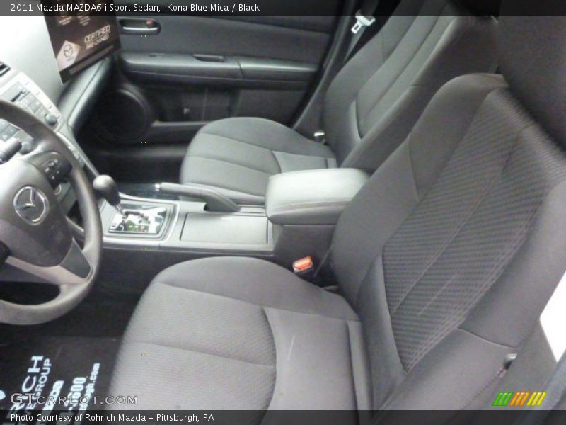 Kona Blue Mica / Black 2011 Mazda MAZDA6 i Sport Sedan