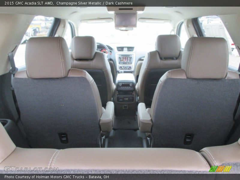 Champagne Silver Metallic / Dark Cashmere 2015 GMC Acadia SLT AWD