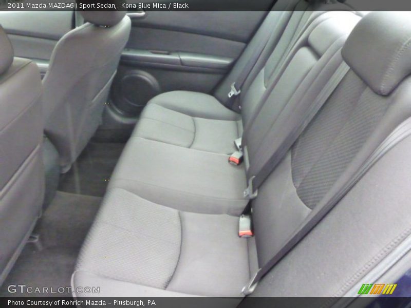 Kona Blue Mica / Black 2011 Mazda MAZDA6 i Sport Sedan