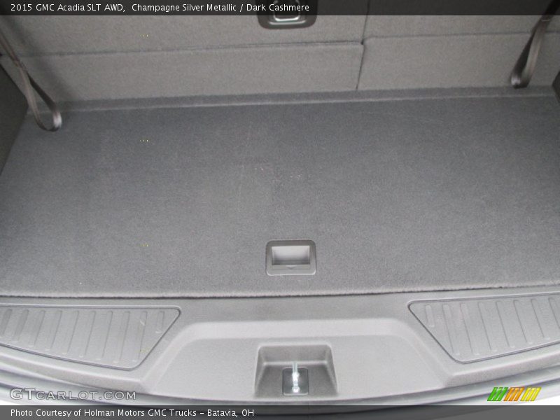Champagne Silver Metallic / Dark Cashmere 2015 GMC Acadia SLT AWD