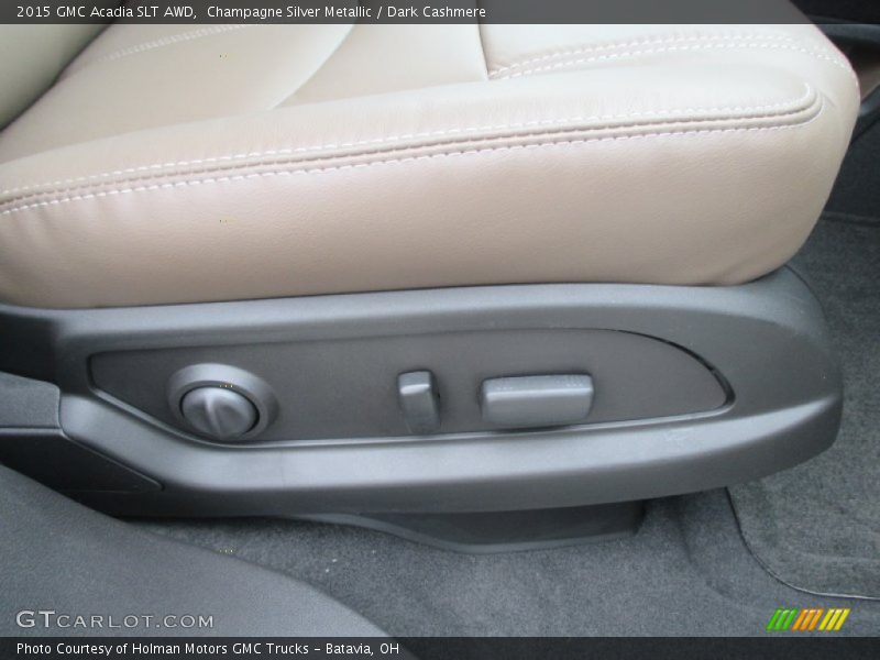Champagne Silver Metallic / Dark Cashmere 2015 GMC Acadia SLT AWD