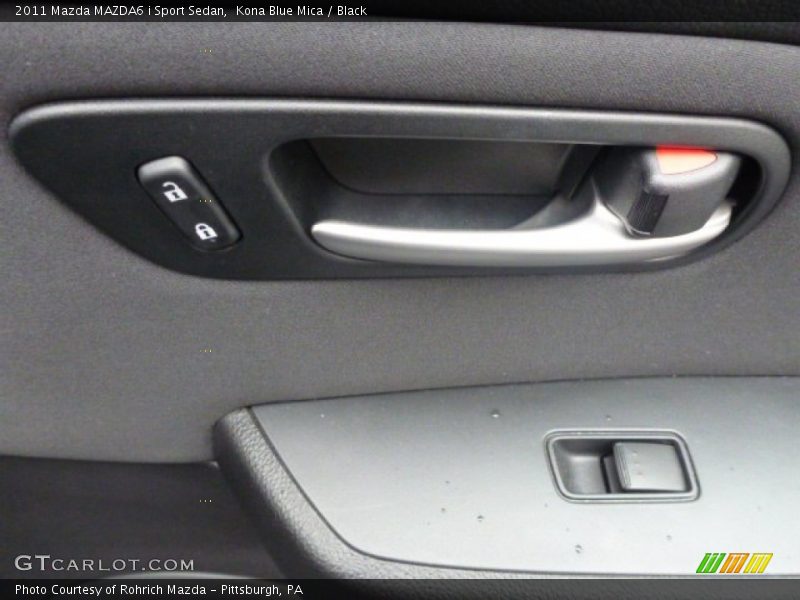 Kona Blue Mica / Black 2011 Mazda MAZDA6 i Sport Sedan