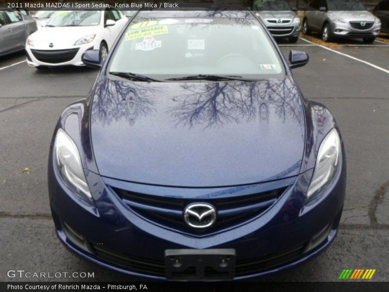 Kona Blue Mica / Black 2011 Mazda MAZDA6 i Sport Sedan
