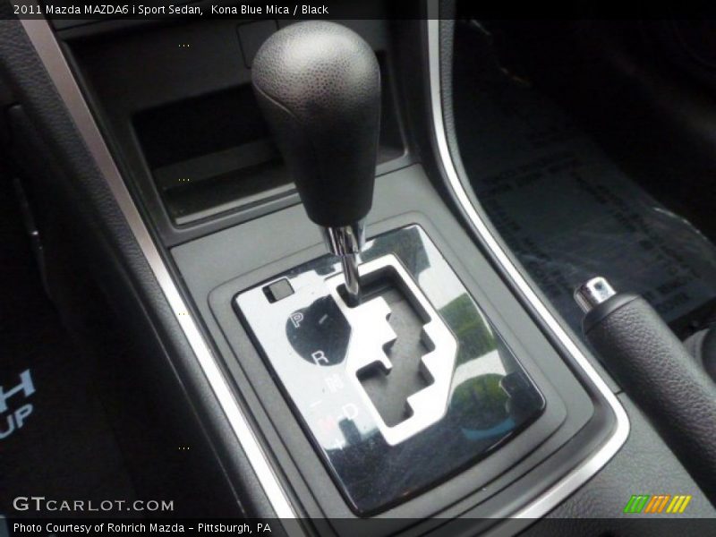 Kona Blue Mica / Black 2011 Mazda MAZDA6 i Sport Sedan