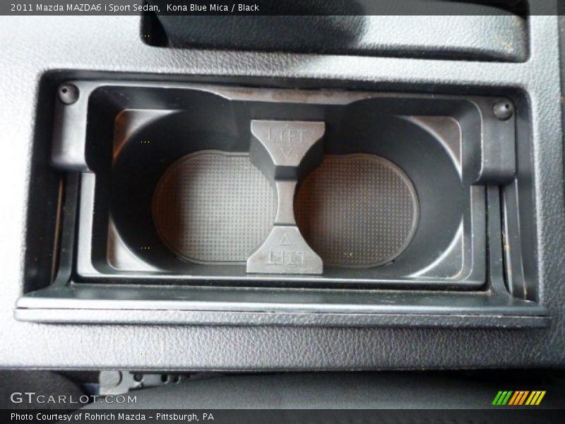 Kona Blue Mica / Black 2011 Mazda MAZDA6 i Sport Sedan