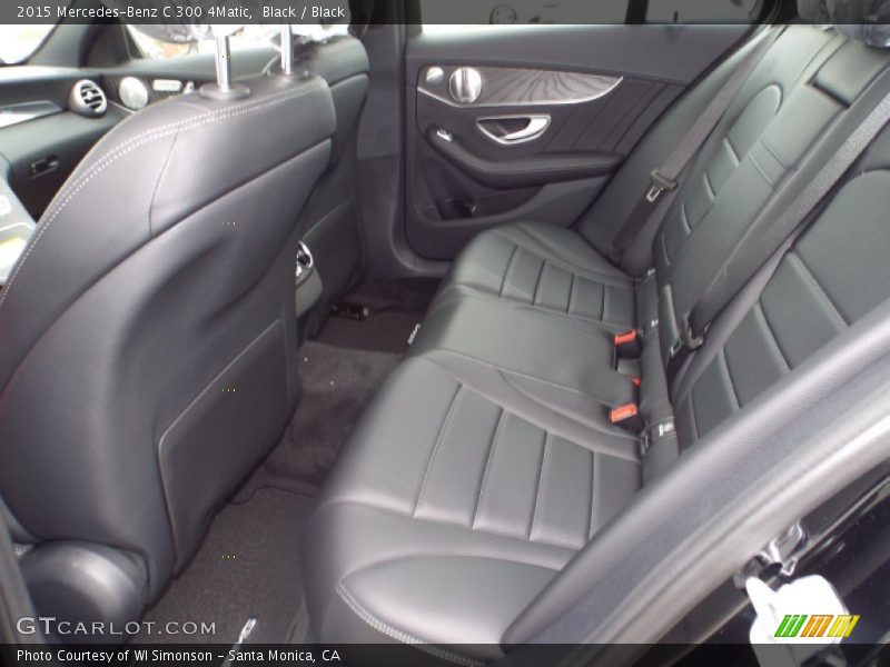 Black / Black 2015 Mercedes-Benz C 300 4Matic
