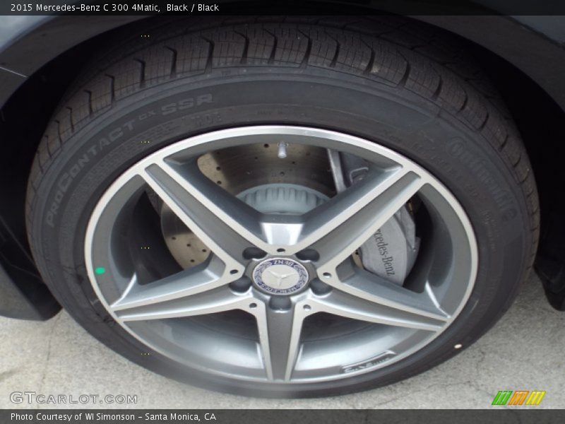 Black / Black 2015 Mercedes-Benz C 300 4Matic