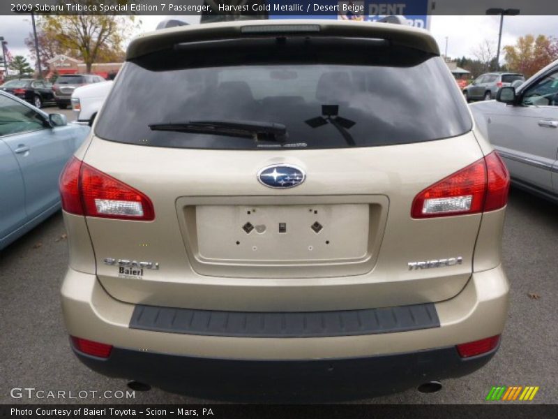 Harvest Gold Metallic / Desert Beige 2009 Subaru Tribeca Special Edition 7 Passenger