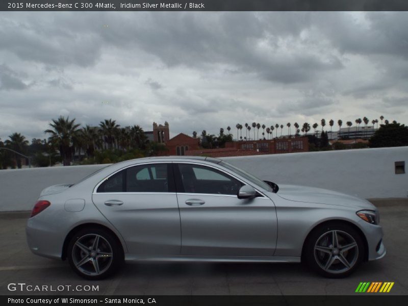 Iridium Silver Metallic / Black 2015 Mercedes-Benz C 300 4Matic