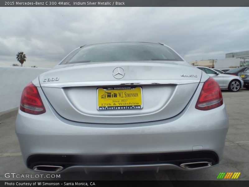 Iridium Silver Metallic / Black 2015 Mercedes-Benz C 300 4Matic