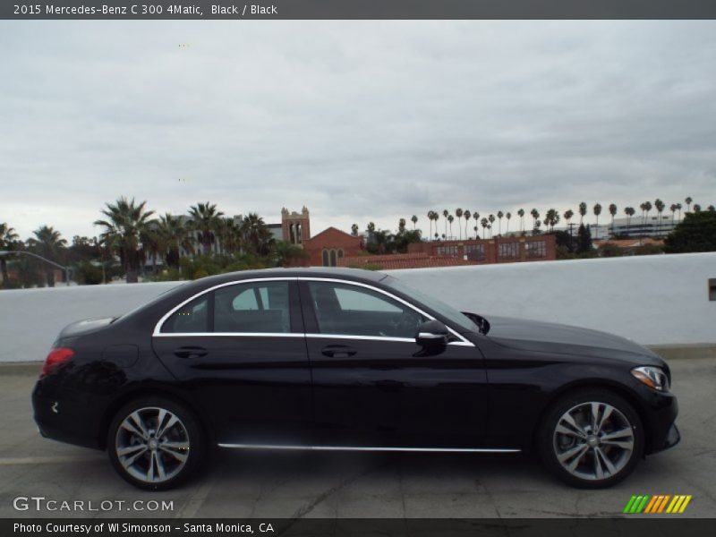 Black / Black 2015 Mercedes-Benz C 300 4Matic