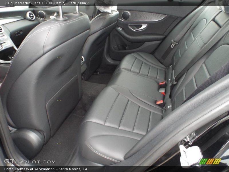 Black / Black 2015 Mercedes-Benz C 300 4Matic