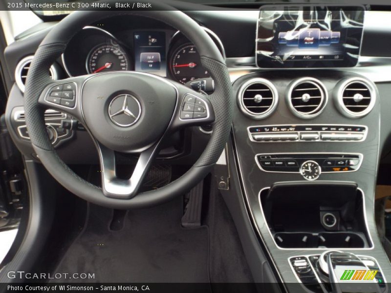 Black / Black 2015 Mercedes-Benz C 300 4Matic