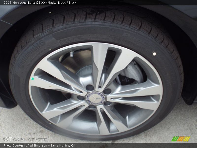 Black / Black 2015 Mercedes-Benz C 300 4Matic