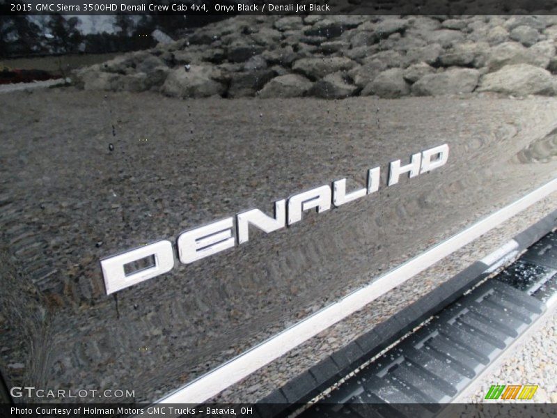 Onyx Black / Denali Jet Black 2015 GMC Sierra 3500HD Denali Crew Cab 4x4