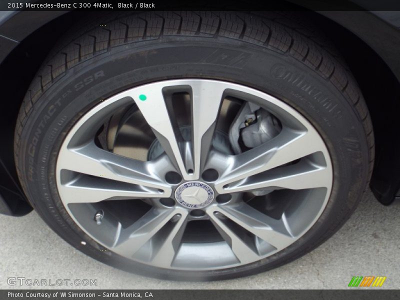 Black / Black 2015 Mercedes-Benz C 300 4Matic