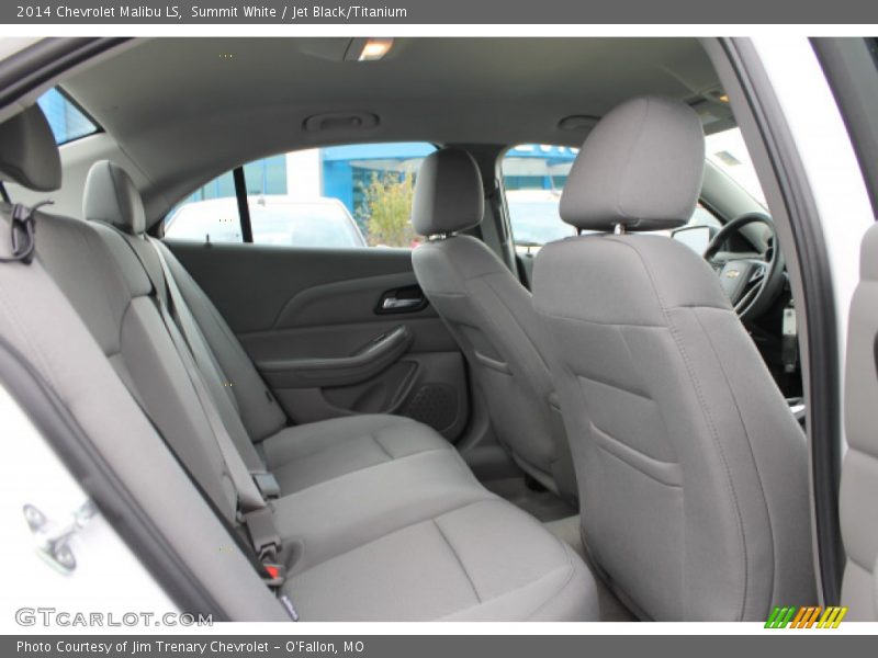 Summit White / Jet Black/Titanium 2014 Chevrolet Malibu LS