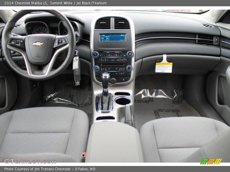 Summit White / Jet Black/Titanium 2014 Chevrolet Malibu LS