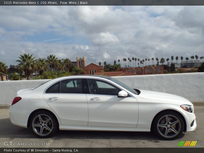 Polar White / Black 2015 Mercedes-Benz C 300 4Matic