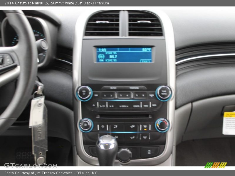 Summit White / Jet Black/Titanium 2014 Chevrolet Malibu LS
