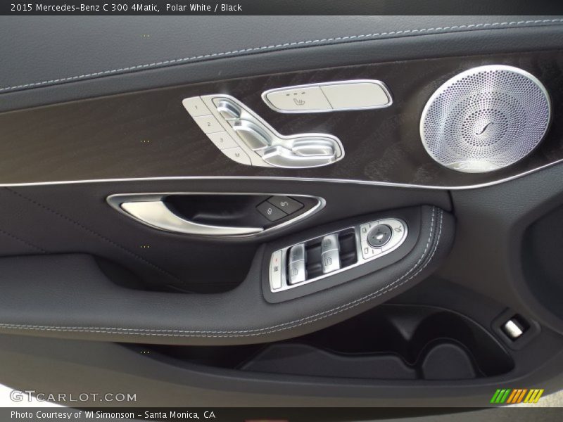Polar White / Black 2015 Mercedes-Benz C 300 4Matic