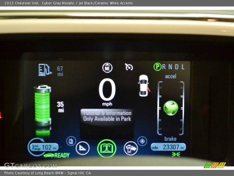 Cyber Gray Metallic / Jet Black/Ceramic White Accents 2013 Chevrolet Volt