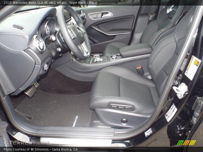  2015 GLA 45 AMG 4Matic Black Interior