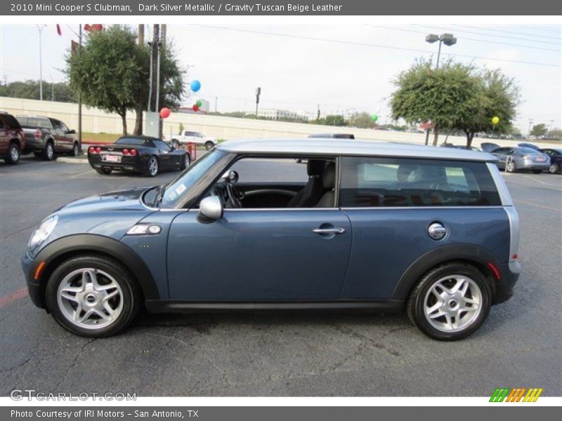 Dark Silver Metallic / Gravity Tuscan Beige Leather 2010 Mini Cooper S Clubman
