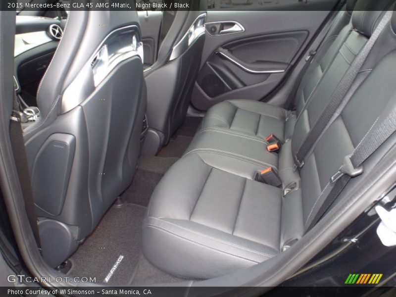 Rear Seat of 2015 GLA 45 AMG 4Matic