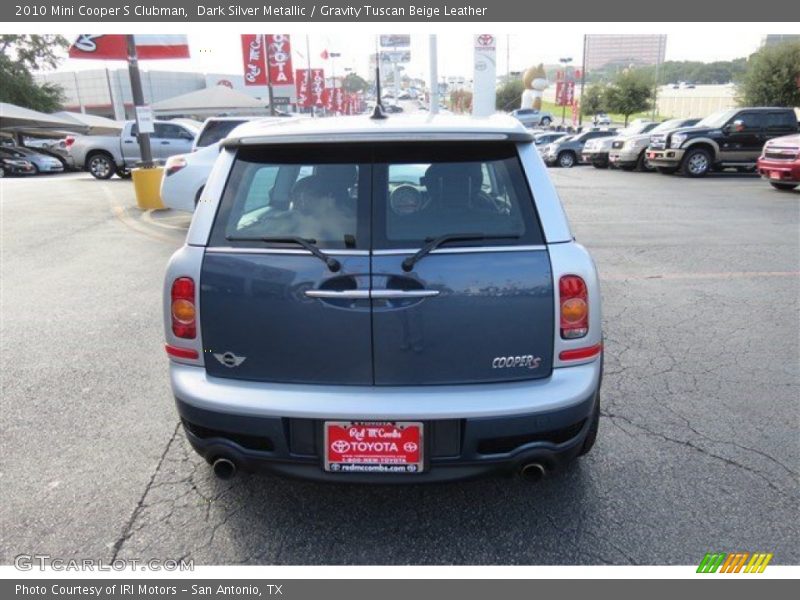 Dark Silver Metallic / Gravity Tuscan Beige Leather 2010 Mini Cooper S Clubman