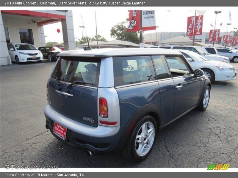 Dark Silver Metallic / Gravity Tuscan Beige Leather 2010 Mini Cooper S Clubman