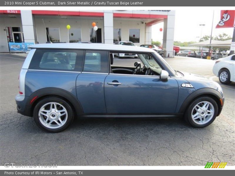 Dark Silver Metallic / Gravity Tuscan Beige Leather 2010 Mini Cooper S Clubman