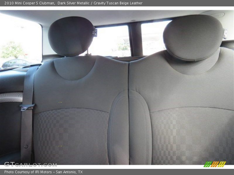 Dark Silver Metallic / Gravity Tuscan Beige Leather 2010 Mini Cooper S Clubman