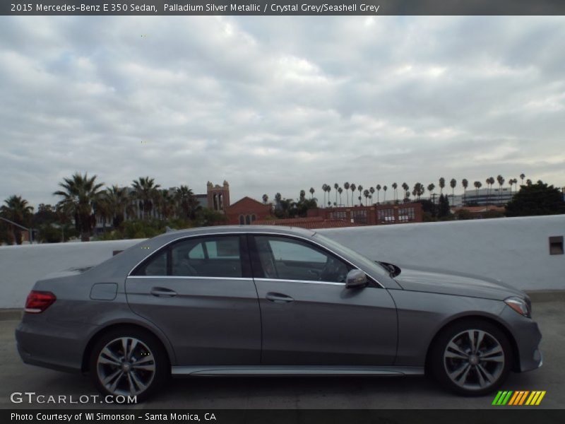 Palladium Silver Metallic / Crystal Grey/Seashell Grey 2015 Mercedes-Benz E 350 Sedan
