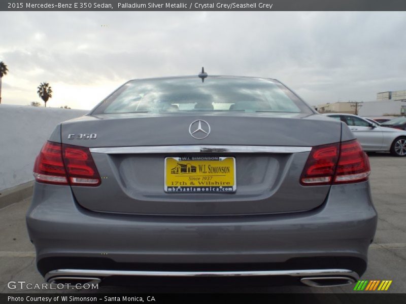 Palladium Silver Metallic / Crystal Grey/Seashell Grey 2015 Mercedes-Benz E 350 Sedan